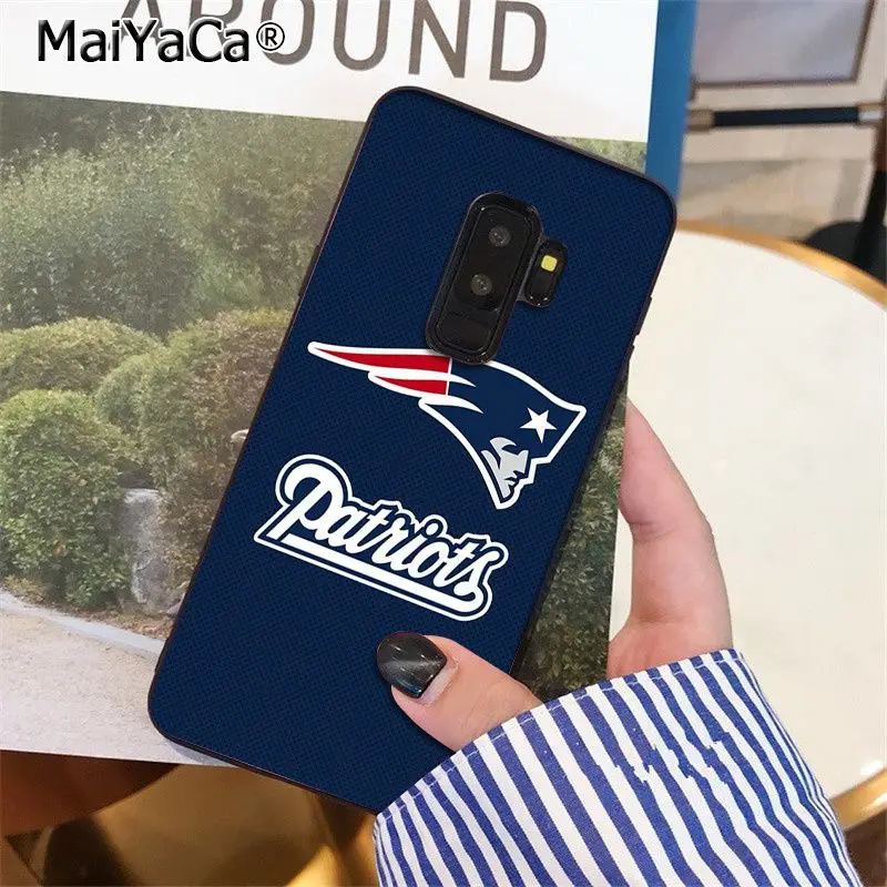 MaiYaCa New England Patriots покупателей высокое качество чехол для телефона для samsung S9 S9 плюс S5 S6 S6edge S6plus S7 S7edge S8 S8plus
