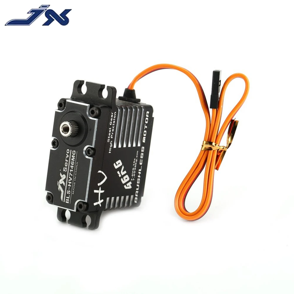 JX BLS-HV7146MG Водонепроницаемый 46 кг бесщеточный Стандартный Servo 8 4 V 0.1sec Сталь