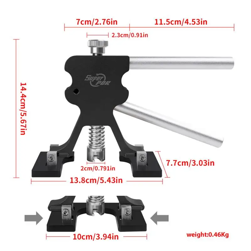 Preço Super Ferramentas De Pdr Carro Paintless Dent Repair Slide Martelo Ponte Extrator Dent Lifter Kit Ferramentas Manuais Herramientas Remover Dente