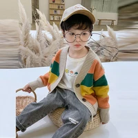 baby boys sweater 1 11 years old cardigan boys cotton sweater jacket spring and autumn new childrens knit stripe sweater
