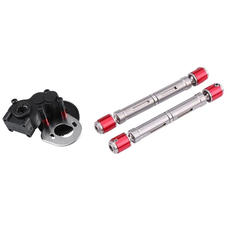 

For HSP 1/10 RC Rock Crawler Car Part With 2 Pcs Stainless Steel Drive Shafts For Axial SCX10 RC Crawler Car Accessories