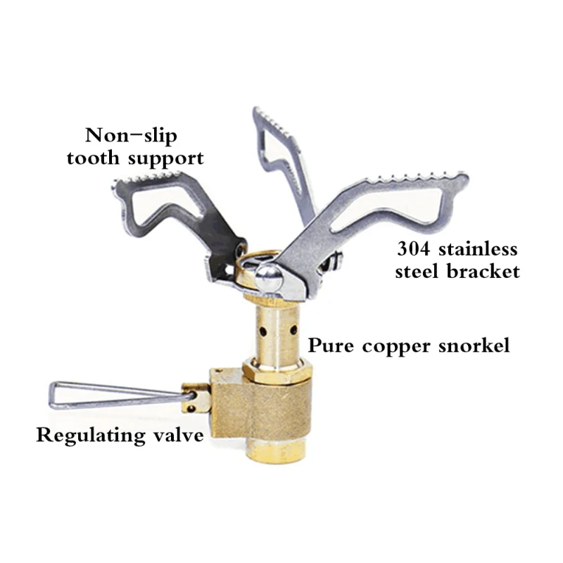 Портативная уличная газовая плита полезная титановая походные газовые горелки