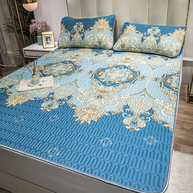 

Mattress topper latex mat Bed Mattress cover Latex Fiber Cool Mat Kit Summer Bed Sheet Bedding Set Kids Adult Bedspread