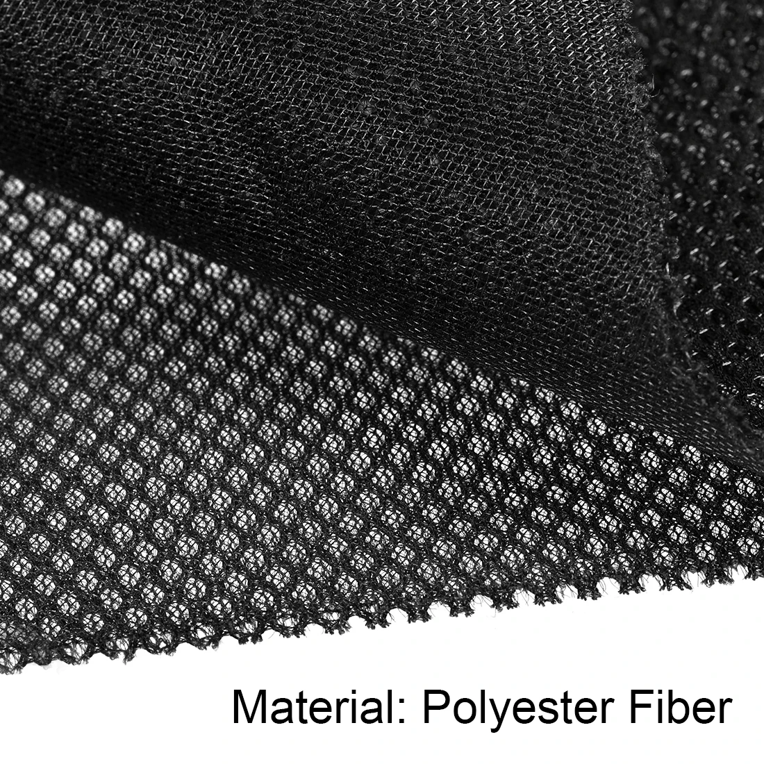 uxcell Speaker Grill Cloth 1x1.45 Meters 39x57 Inch Polyester Fiber Dustproof Stereo Mesh Fabric for Repair DIY Black | Обустройство
