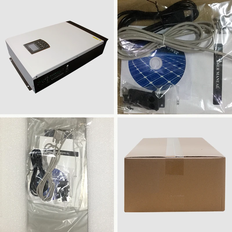 

EASUN POWER Solar Inverter 24V Dc To 230Vac 24Volt MPPT 3.2Kw 24V Hybrid 80A Run Without Battery Off Grid Inverter Charger