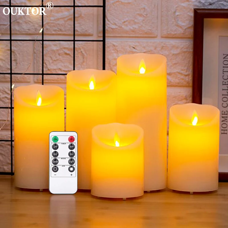 Светодиодный светильник свечи беспламенный светодиодный чайный с пультом