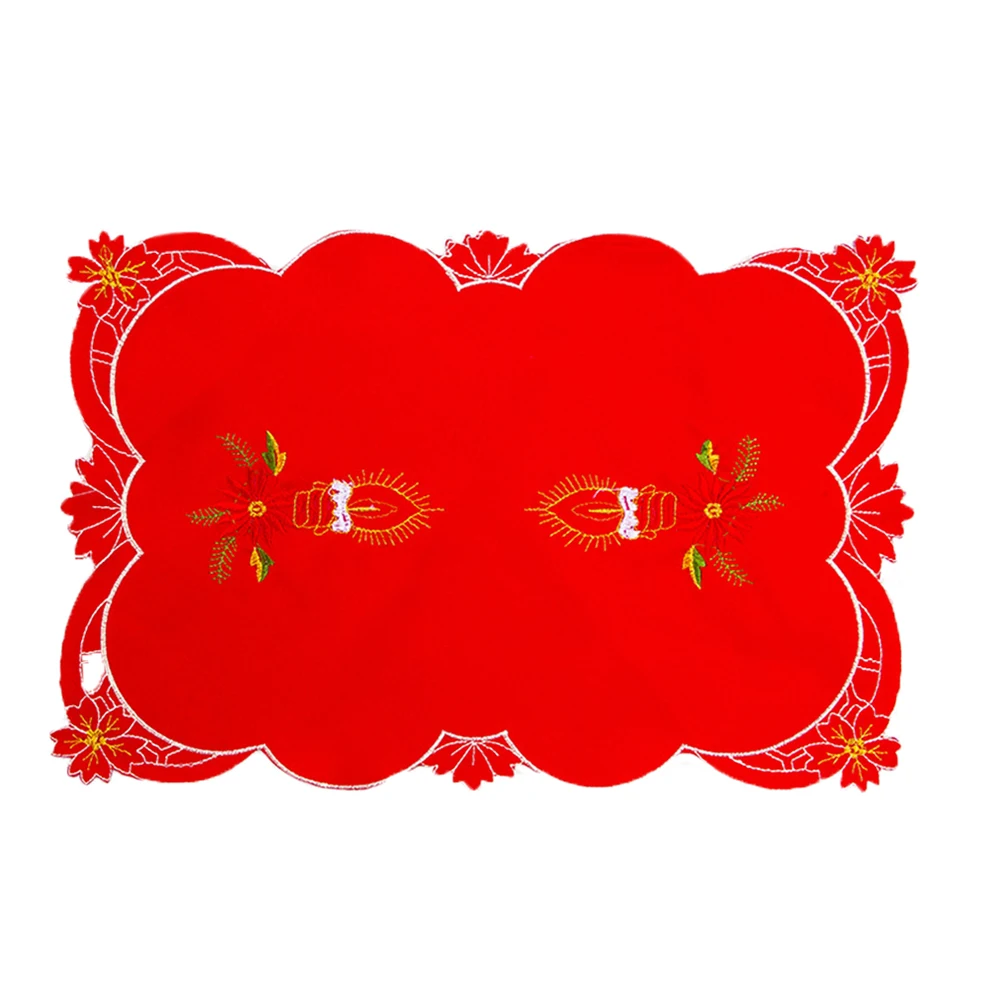 2018 Рождественская салфетка под столовые приборы Мультяшные коврик для