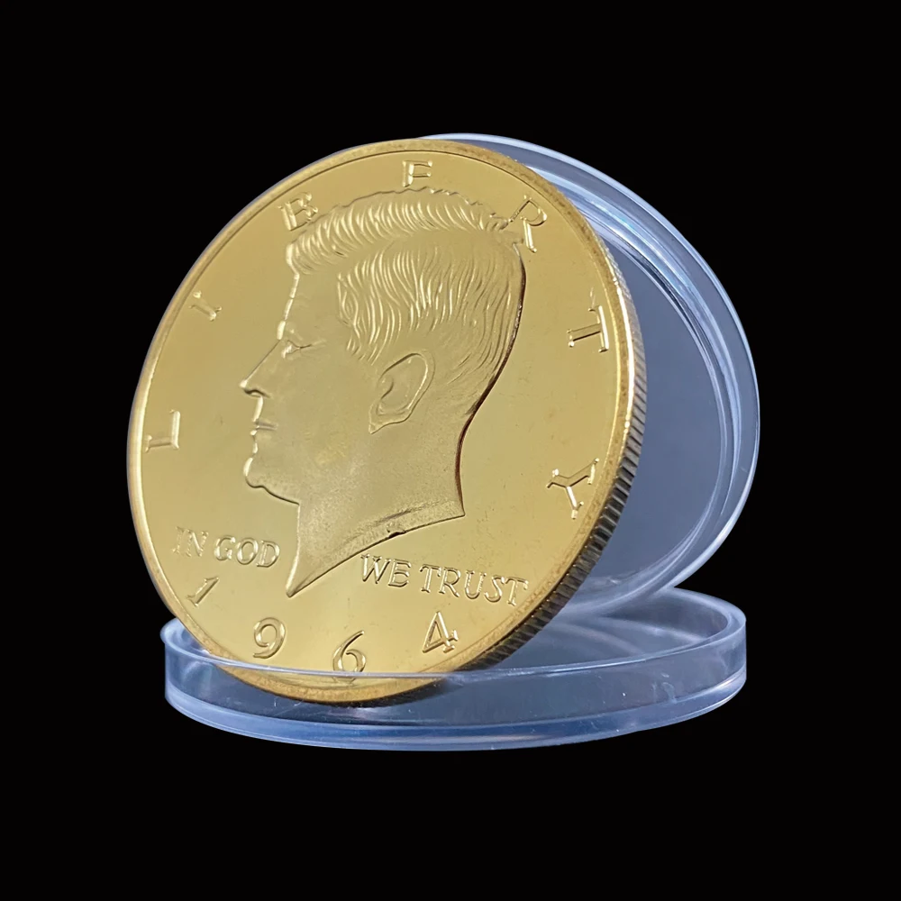 

United States 1964 Gold Coin 35th Presidents John Fitzgerald Kennedy Commemorative Collectibles