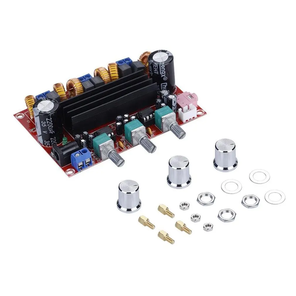 

XH-M139 TPA3116D2 2x 50W +100W 2.1 Channel Digital Subwoofer Power Amplifier Board TPA3116*2 3 Channels DC 12-24V