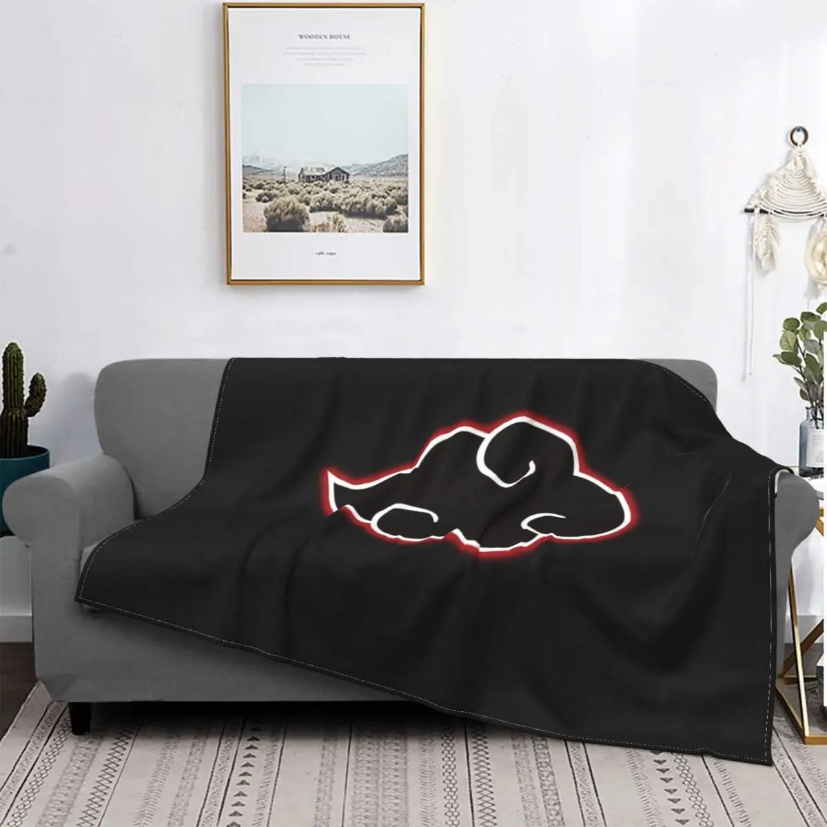 

Akatsuki-Manta a cuadros para cama, edredón Polar, 90