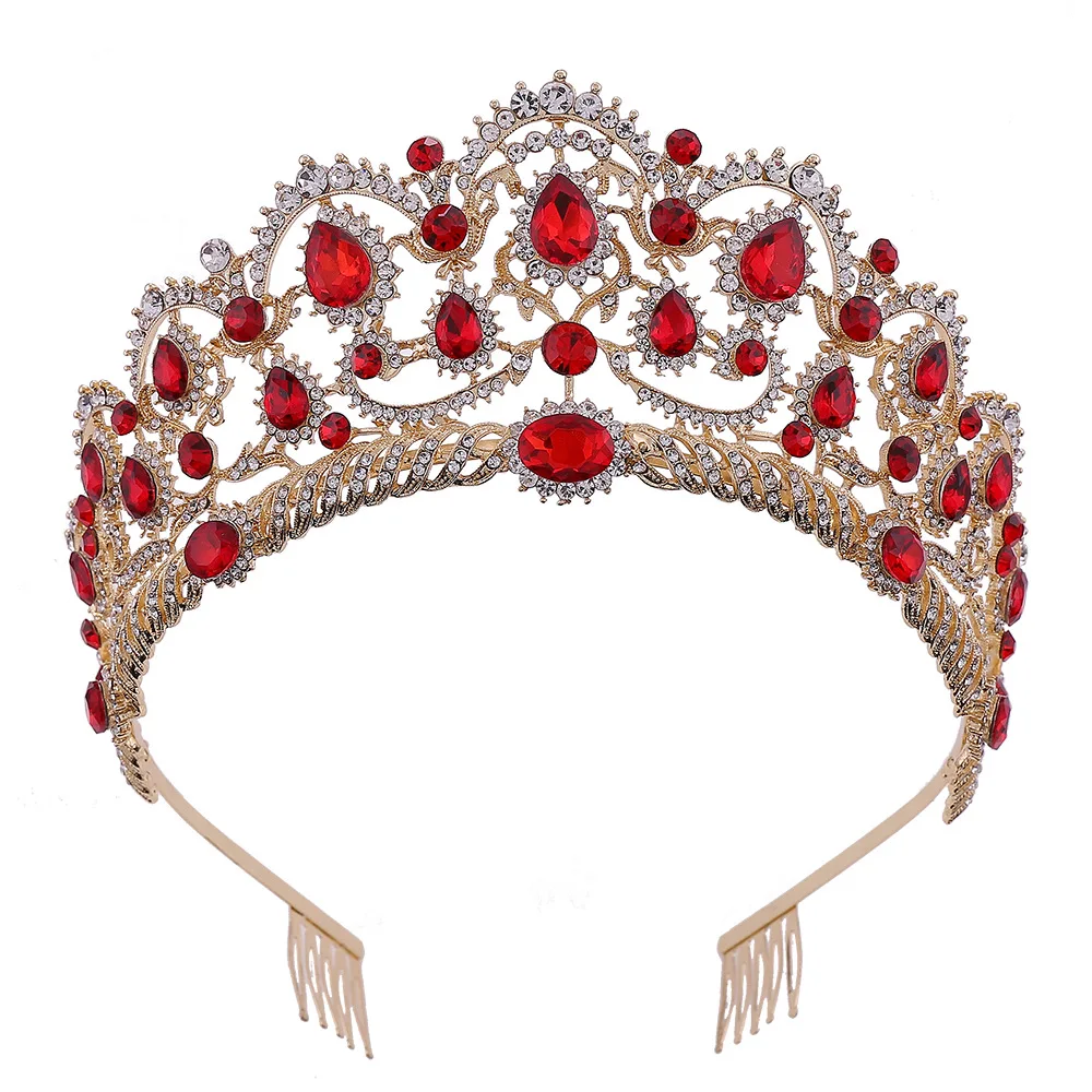 

Классический свадебный головной убор с кристаллами дизайн павлина повязка для волос Свадебные аксессуары для волос головной убор Корона д...