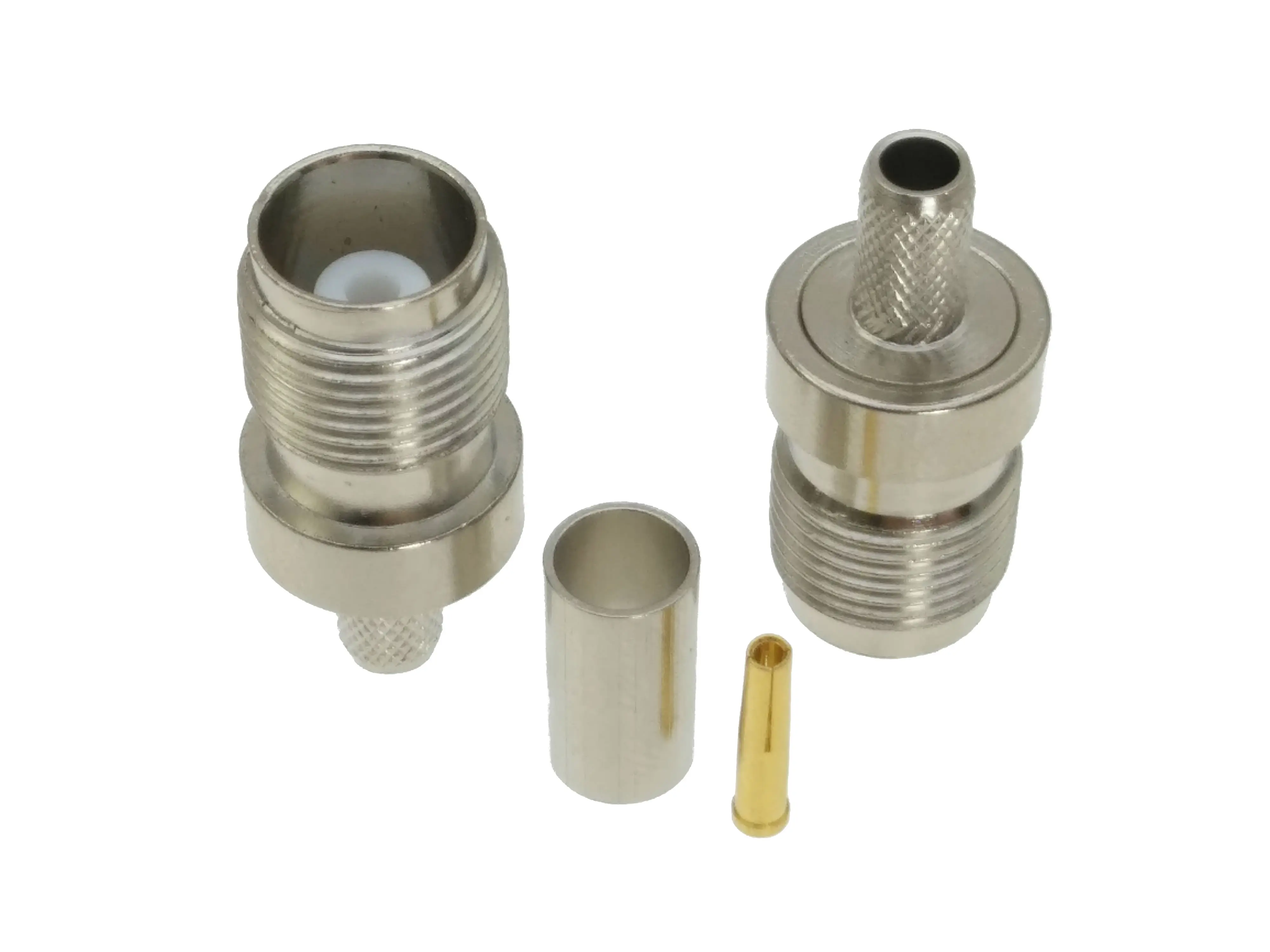 10 шт. коннектор TNC Гнездовой обжим RG58 RG142 LMR195 RG400 RF коаксиальный Прямой |
