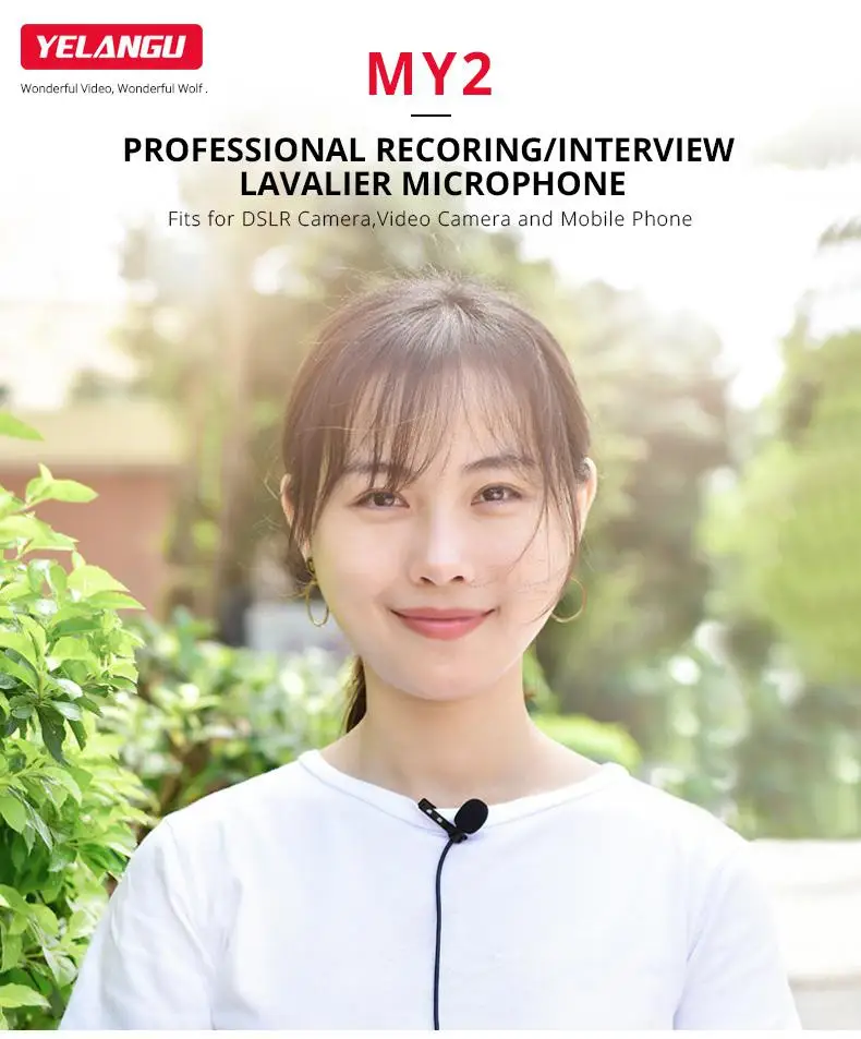 BEESCLOVER для записи прямой трансляции SLR камеры микрофон MY2 всенаправленный Аудио