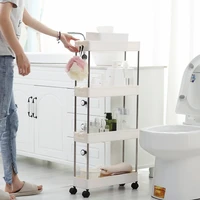 bathroom small gap storage rack four story kitchen narrow cabinet living room floor partition frame home bathroom cabinet