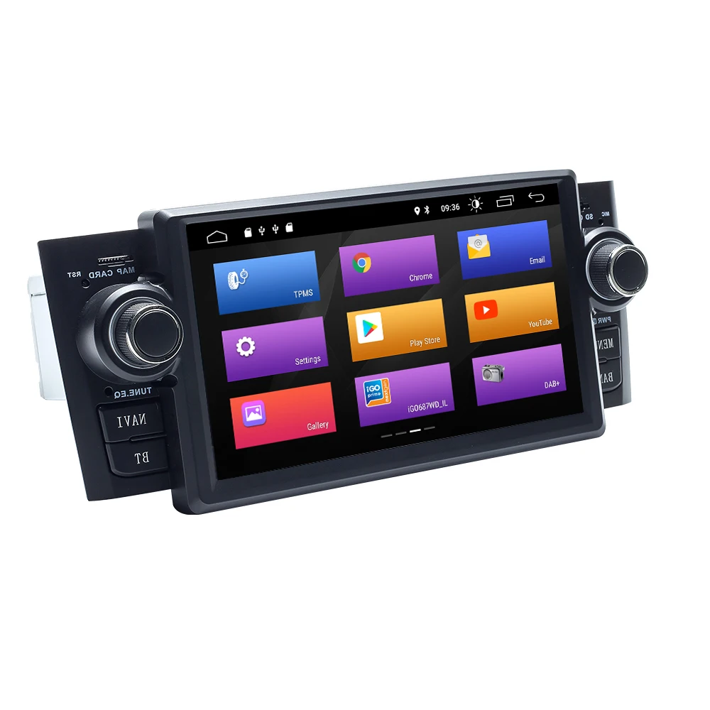 4 ГБ Авторадио 1 Din Android 10 автомобильный DVD плеер стерео для Fiat/Linea/Punto evo 2012-2015