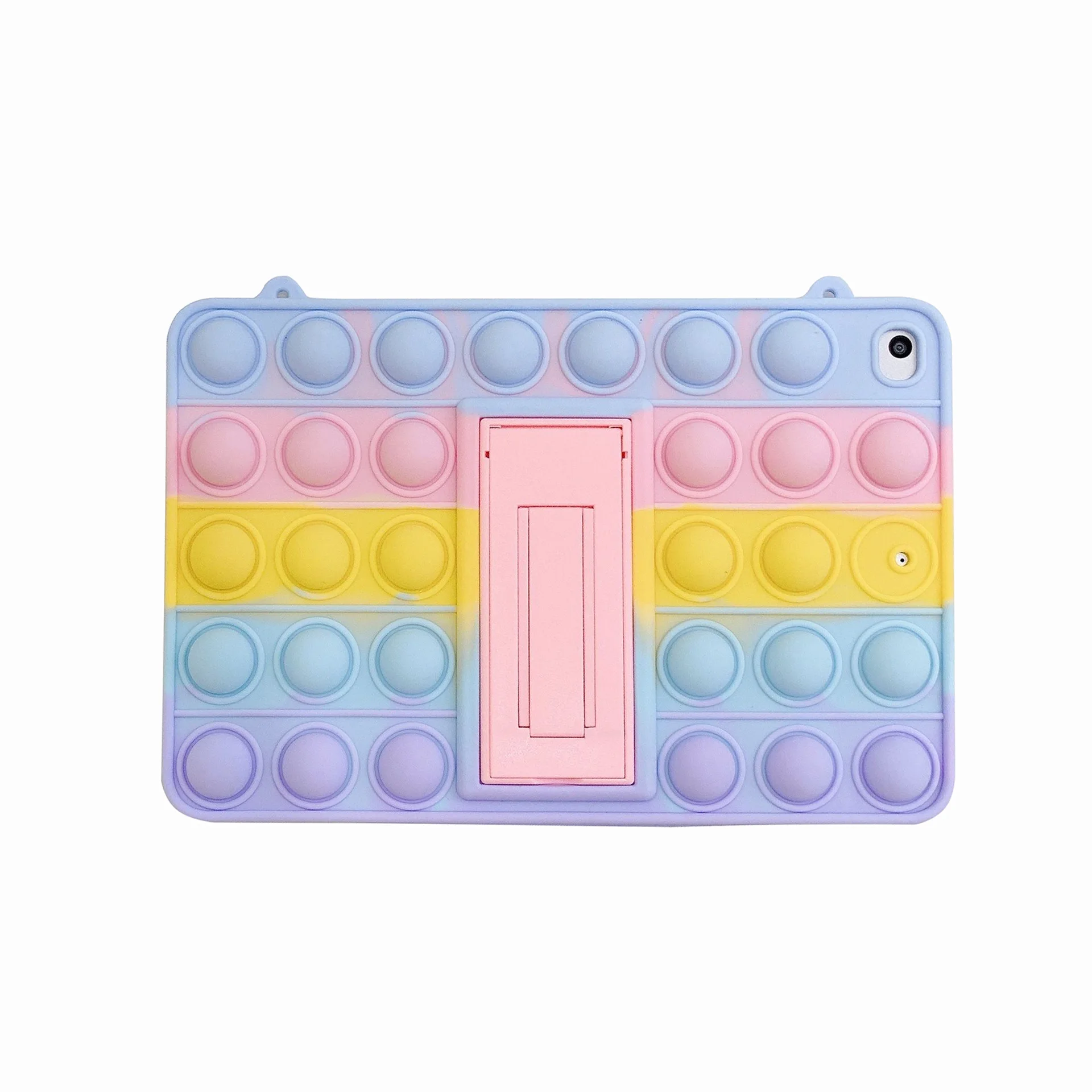 

3D Stress Relieve Case For iPad Air 2020 mini 1 2 Pop Fidget Toys Push It Bubble Soft Cover For iPad air 4 3 5 10.9 iPad Pro
