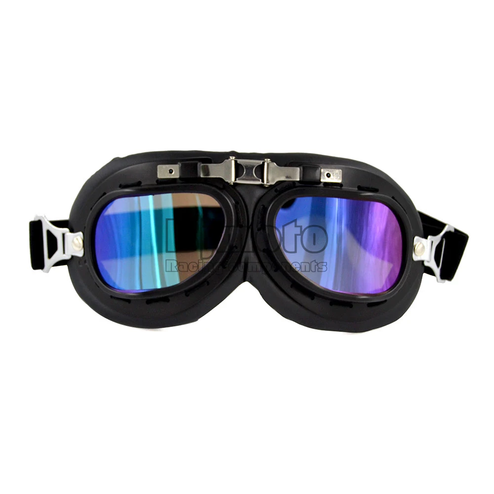 Vintage Motorcycle Goggles Glasses Retro Pilot Cruiser Steampunk Motocross Classic ATV Bike UV Protection Sunglasses | Автомобили и