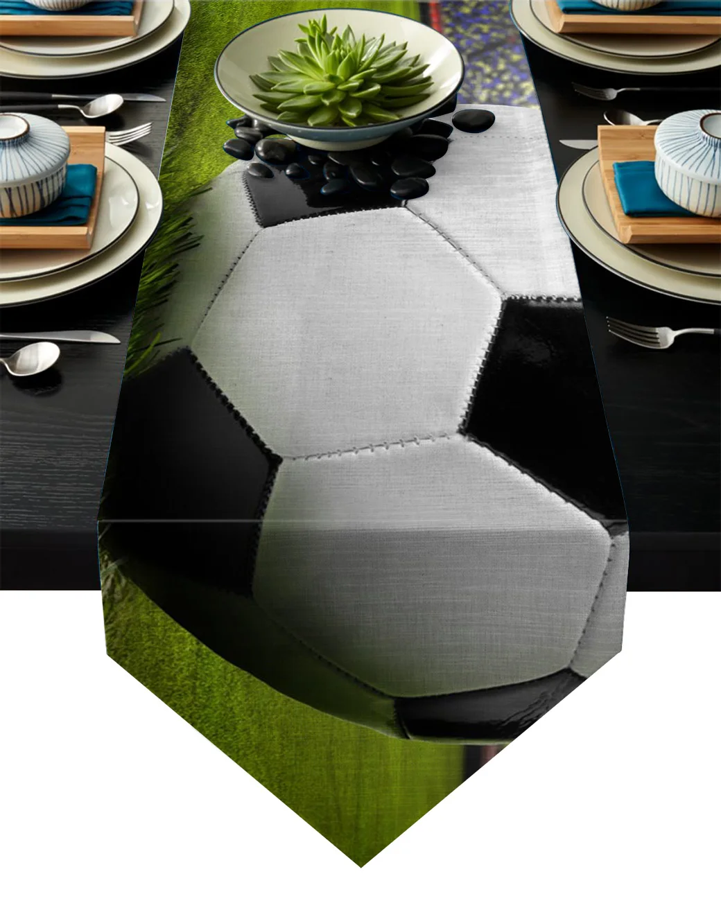 Футбольное поле растение трава спортивные настольные бегунки современный