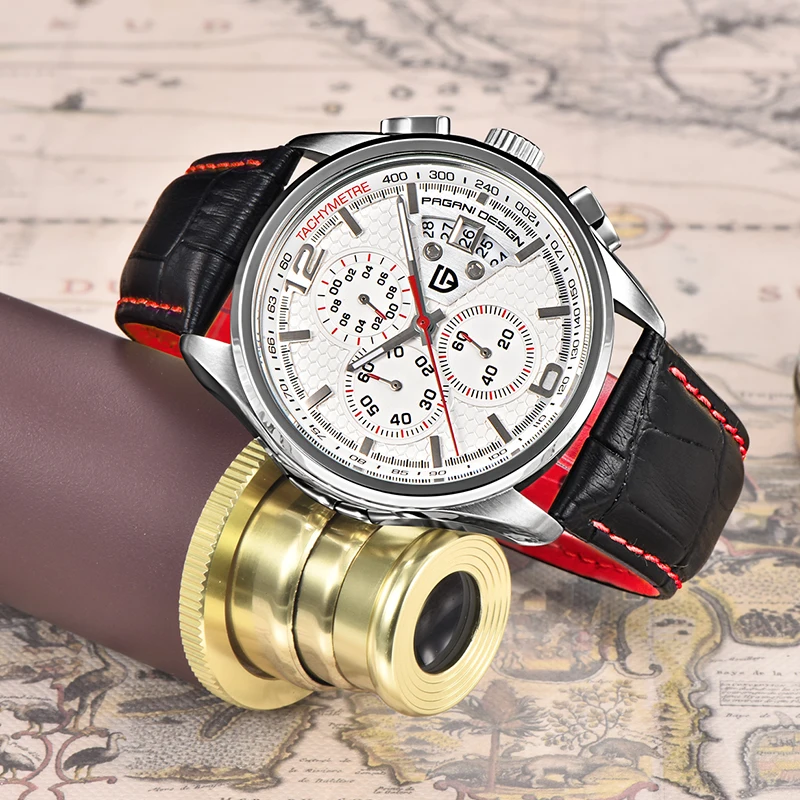 

PAGANI DESIGN Top Brand luxury Men Watch Quartz Chronograph Waterproof Watch Business Casual Sport WristWatch Relogio Masculino