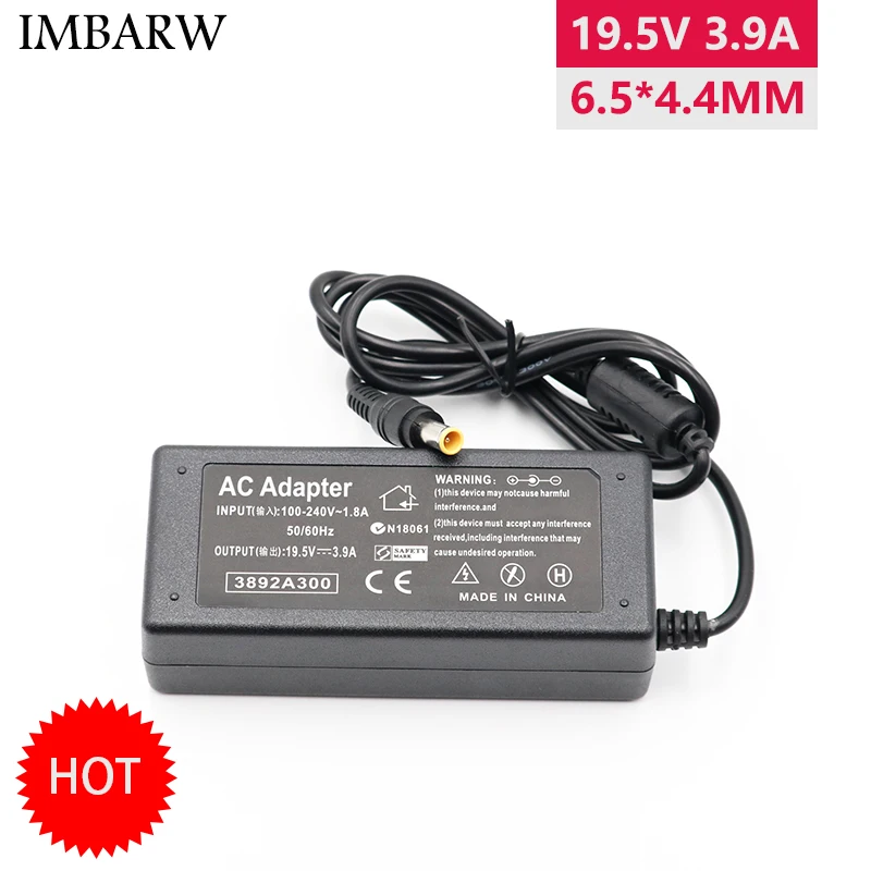 

19.5V 3.9A Laptop Ac Power Adapter Charger for Sony VAIO SVE171E13M VGP-AC19V19 VGP-AC19V20 VGP-AC19V27 VGP-AC19V37 VGP-AC19V33