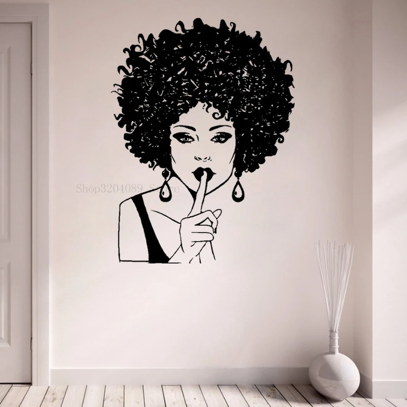 Красивые пикантные завитым мехом настенные виниловые наклейки декор для салона