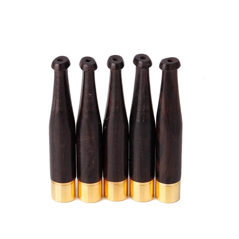 Новинка 1 шт. 52 мм женский черный деревянный держатель для сигарет мини