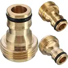 Шланг с резьбой золотой водяная трубка соединитель, Кран Кнопка адаптер установки сад быстрая смеситель Столяр трубы фитинг для полива сада инструменты