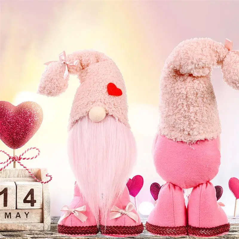 

1pc Lovely Doll Adornment Delicate Gnome Doll Creative Soft Gnome Doll Gift For Mother Home Decoration