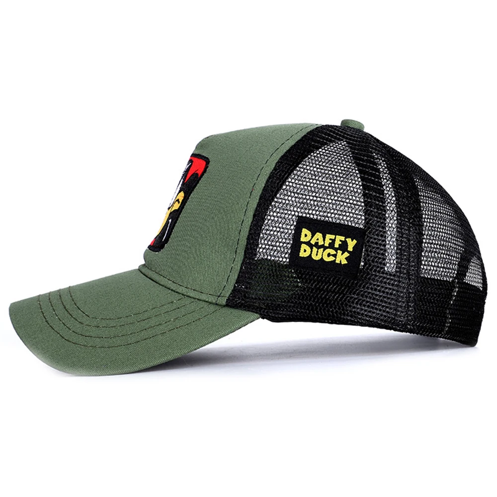 2020 мультяшная бейсбольная Кепка унисекс с вышивкой животных сетчатая дышащая