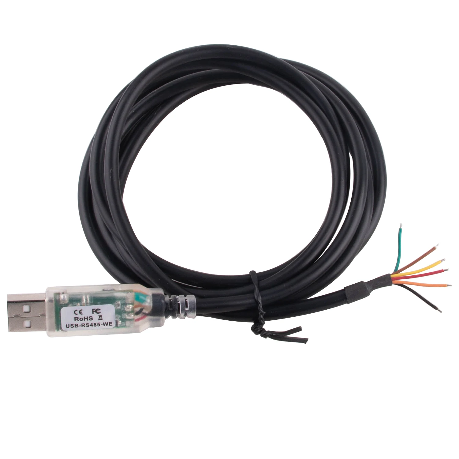 Кабель-переходник с USB на RS485 последовательным портом 6pin провод концевой FTDI чип