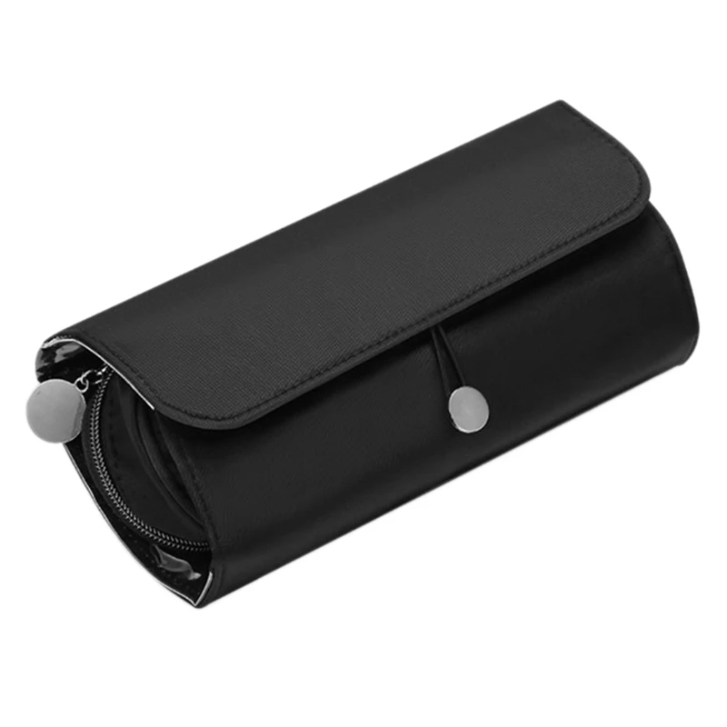 

Fold Cosmetic Bag Large Capacity Makeup Brush Storage Bag Waterproof Compartment Travel Makeup Brush Protective Cover