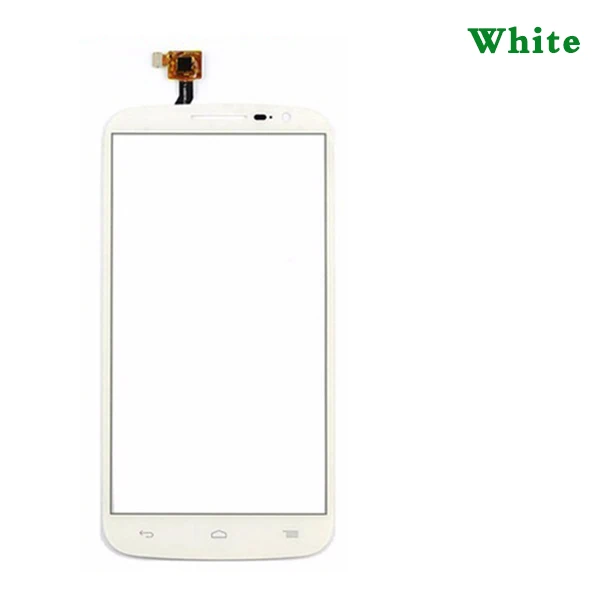 Высокое качество 6," для Alcatel One Touch Pop S9 OT7050 OT 7050 7050Y сенсорный экран дигитайзер сенсор внешняя стеклянная панель объектива - Цвет: Белый