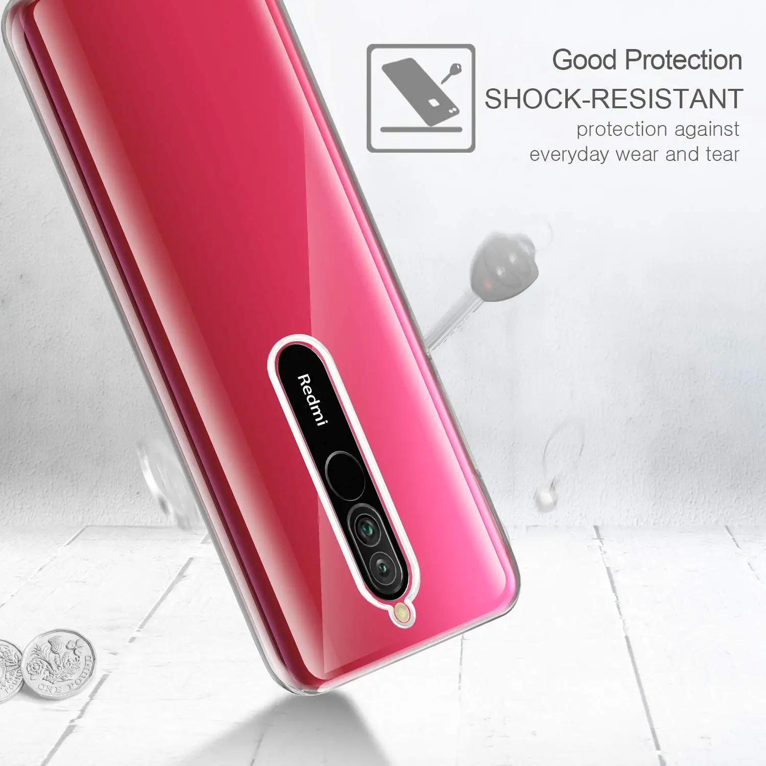 Прозрачный чехол из ТПУ для Xiaomi Redmi Note 8 Pro Note8 7 7A K20 Pro mi 9 SE A3 8 до 9 лет глобальная версия mi 9 мягкий пластик, ТПУ чехол