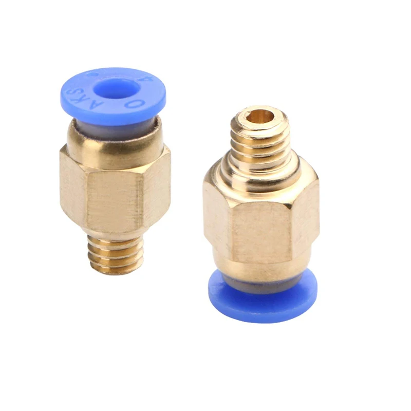 10 шт. пневматические разъемы для 3D принтеров детали соединитель bowden Quick Jointer 1 75/3