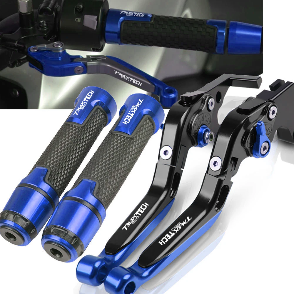 

Motorcycle Brake Handle Clutch Lever CNC Aluminum Adjustable Clutch Brake Levers For Yamaha TMAX TAMX560 TECH MAX ABS 2020-2021