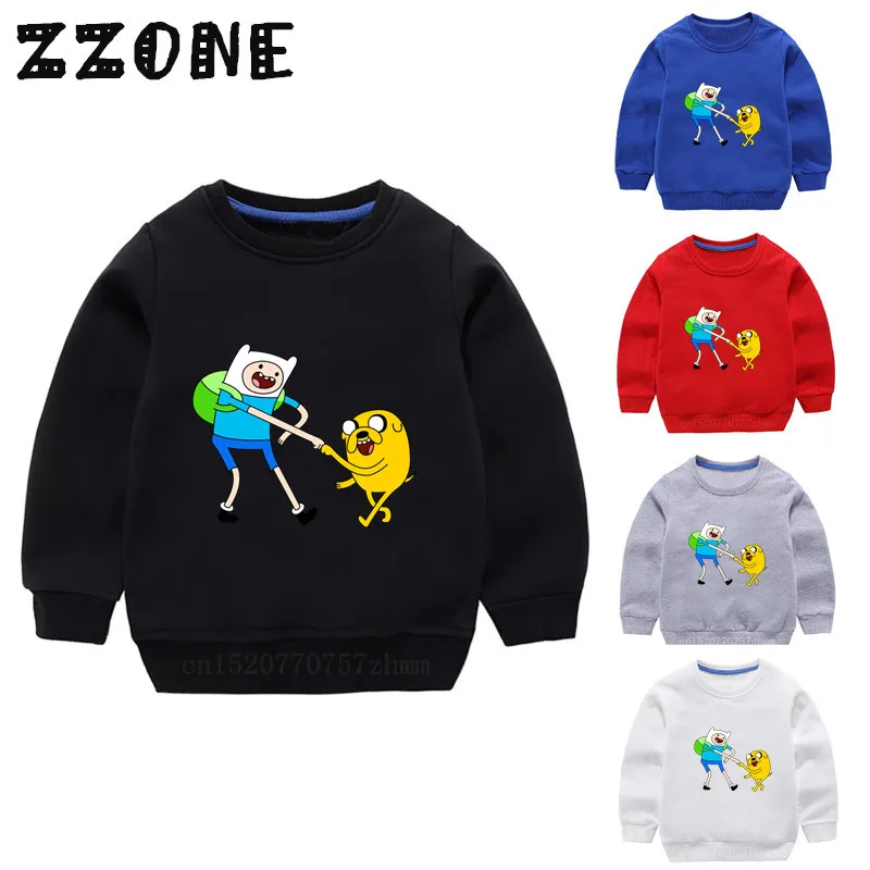 Детские толстовки Большие свитшоты детский хлопковый пуловер топы для девочек и