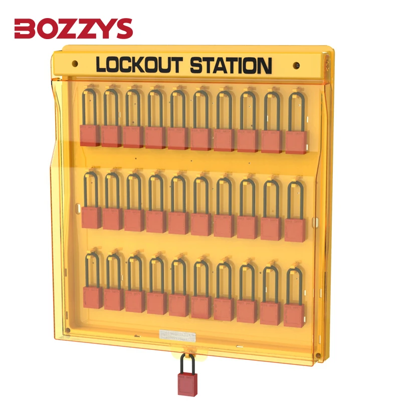 Combined advanced lockset workstation Hanging plate for safety lock 16 locking positions 2 cell phone boxes Wearing masks B203 |