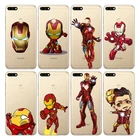 Чехол для Honor 10X, 9X, 8X MAX, 20, 10, 9, 8, 8A, 8C, 8S Prime, 7A Pro Lite, силиконовый, с рисунком Железного человека