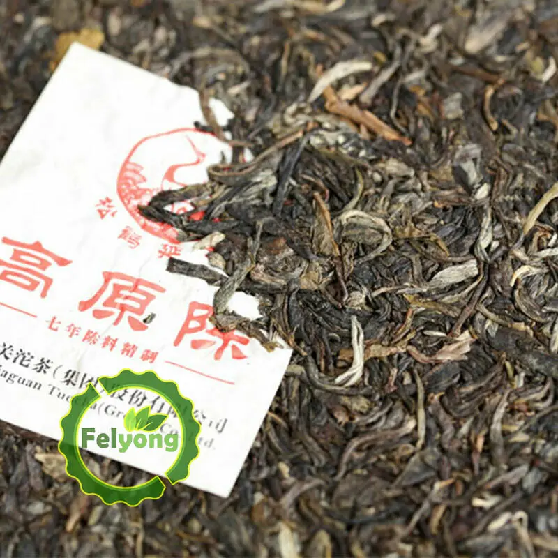 чай пуэр Xia Guan 2014 Shen Pu erh Юньнань Гао Юань Чэнь сырой Чай Железный торт 357