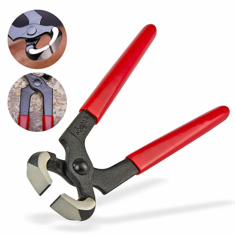 

8 Inch End Cutter Top Steel Fixers Pliers Electronic Wire Cable Cutting Nippers Handle Side Cutting Tool