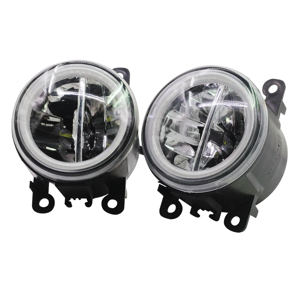 Автомобильная противотуманная фара светильник комплект Ангел глаз DRL Дневной 12V