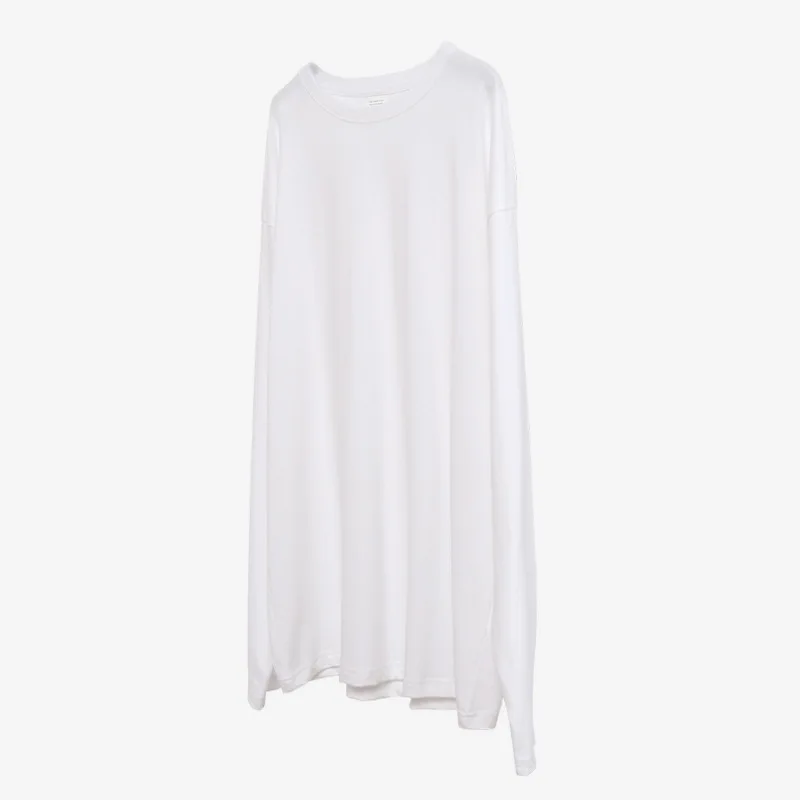 Мужская однотонная хлопковая футболка Приталенная 10 цветов на осень и зиму 2019 |