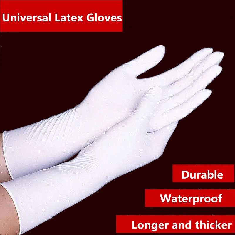 Многоразовые длинные нитриловые перчатки латексные аксессуары для домашнего