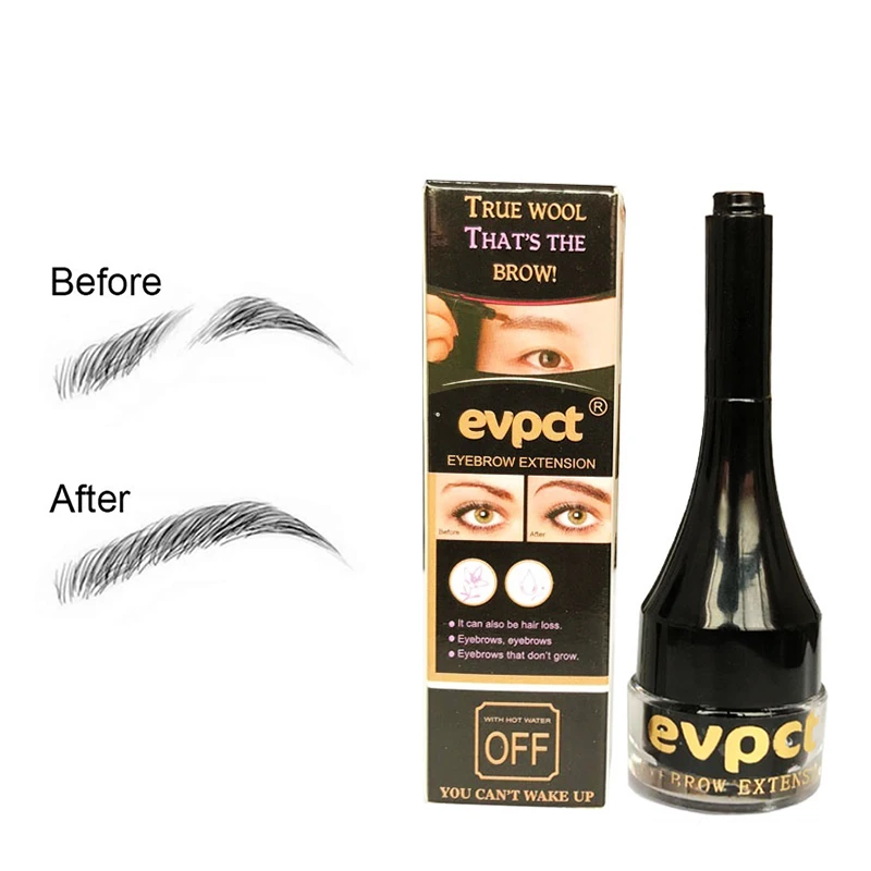 Усилитель для бровей Натуральный гель волос водонепроницаемый удлиненный