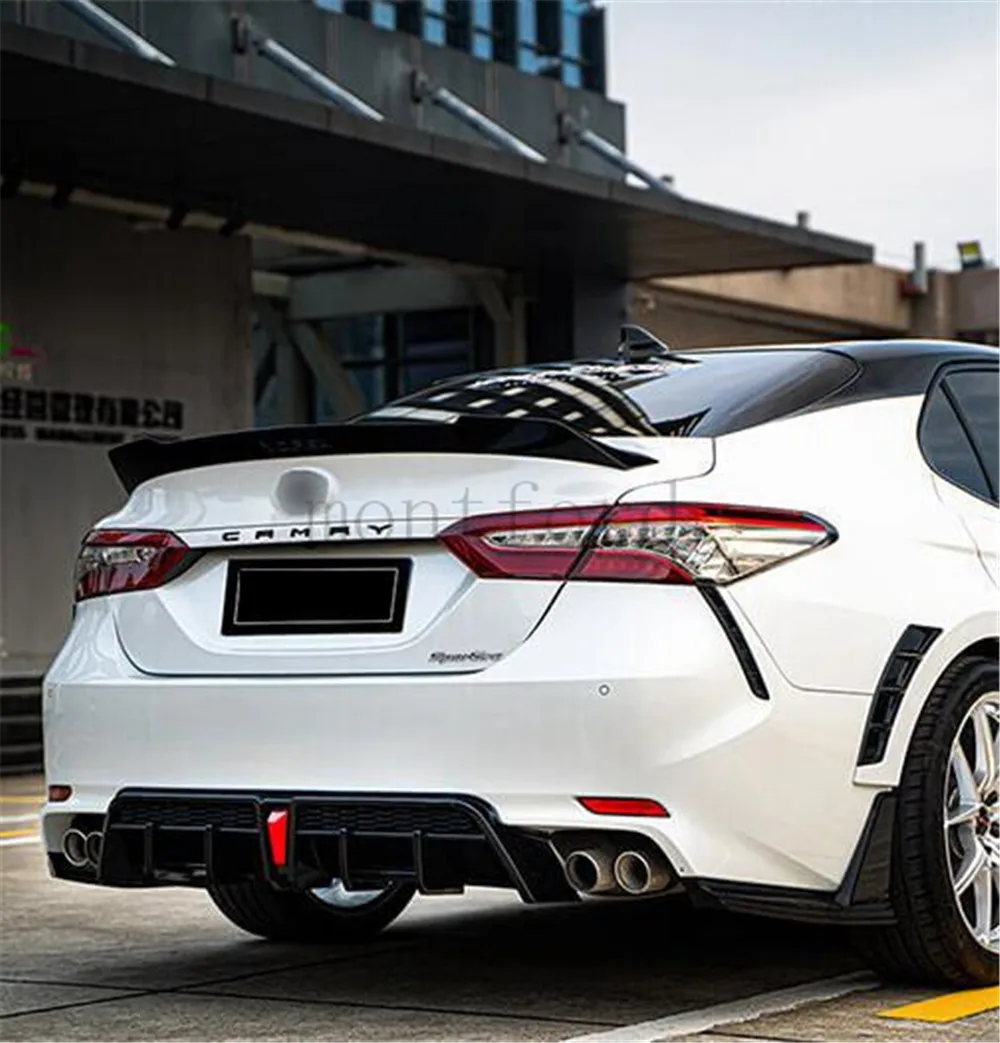 

Для крыла спойлера, новинка, Toyota Camry, Автомобильный багажник из АБС-пластика, задняя губа, задний хвост, аксессуары, набор для замены кузова M4 ...