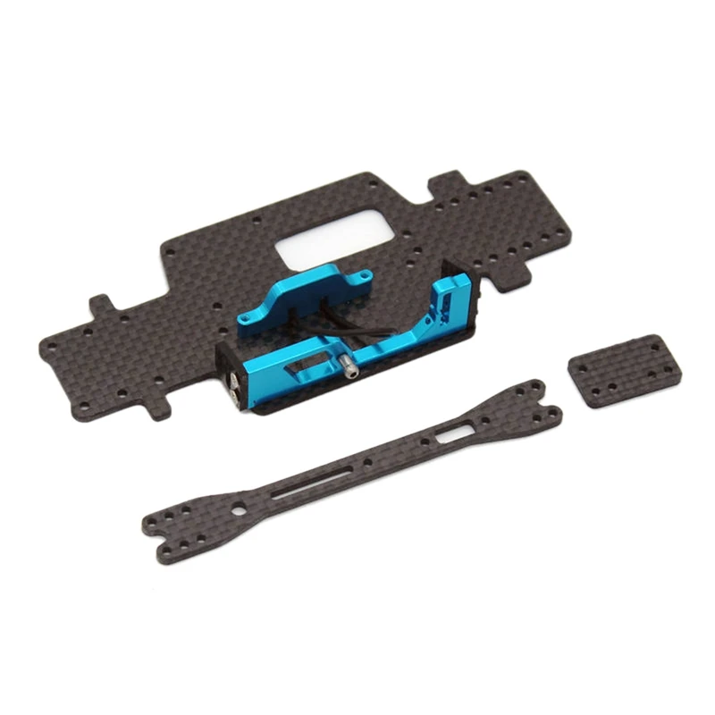 

Carbon Fiber Chassis with Metal Battery Mount for Wltoys K969 K979 K989 K999 P929 P939 1/28 RC Car Upgrade Parts
