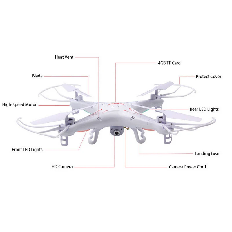 Оригинальный Syma X5C/ x5c 1 RC Квадрокоптер Дрон с камерой или X5 rc вертолет без