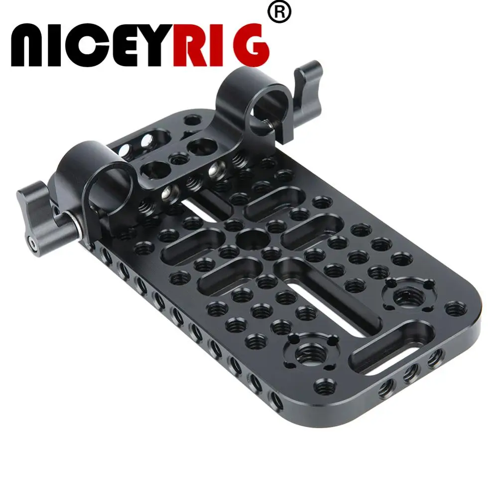 Крепление сырной пластины NICEYRIG с зажимом для стержня 15 мм батарей DSLR