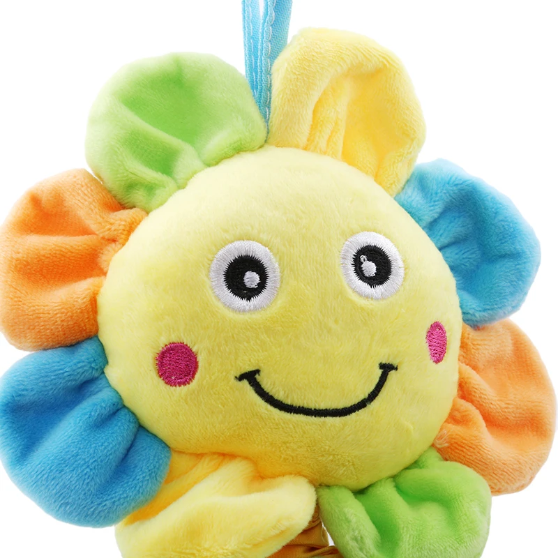 

Cartoon Music Plush Pull Bell Rattle Toys Hot 0-3T Baby Infant Comfort Toys Baby Plush Dolls Bed Pendants Early Childhood Doll