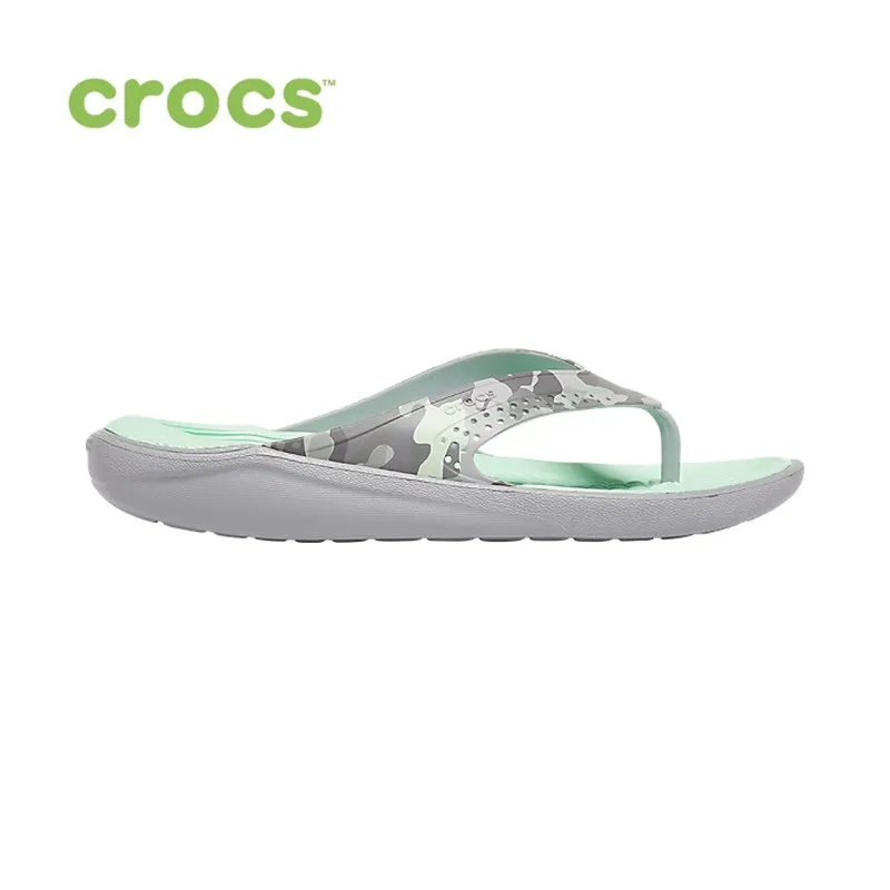 CROCS LiteRide Printed Camo Flip UNISEX|Пляжные и уличные сандалии| |